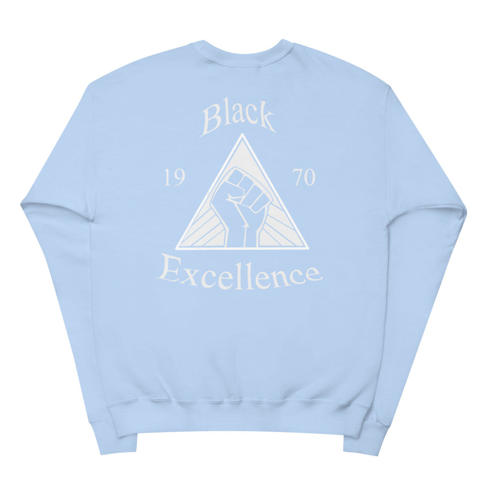 Black Excellence fleece sweatshirt
