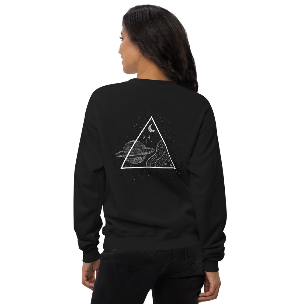 Galaxy fleece sweatshirt