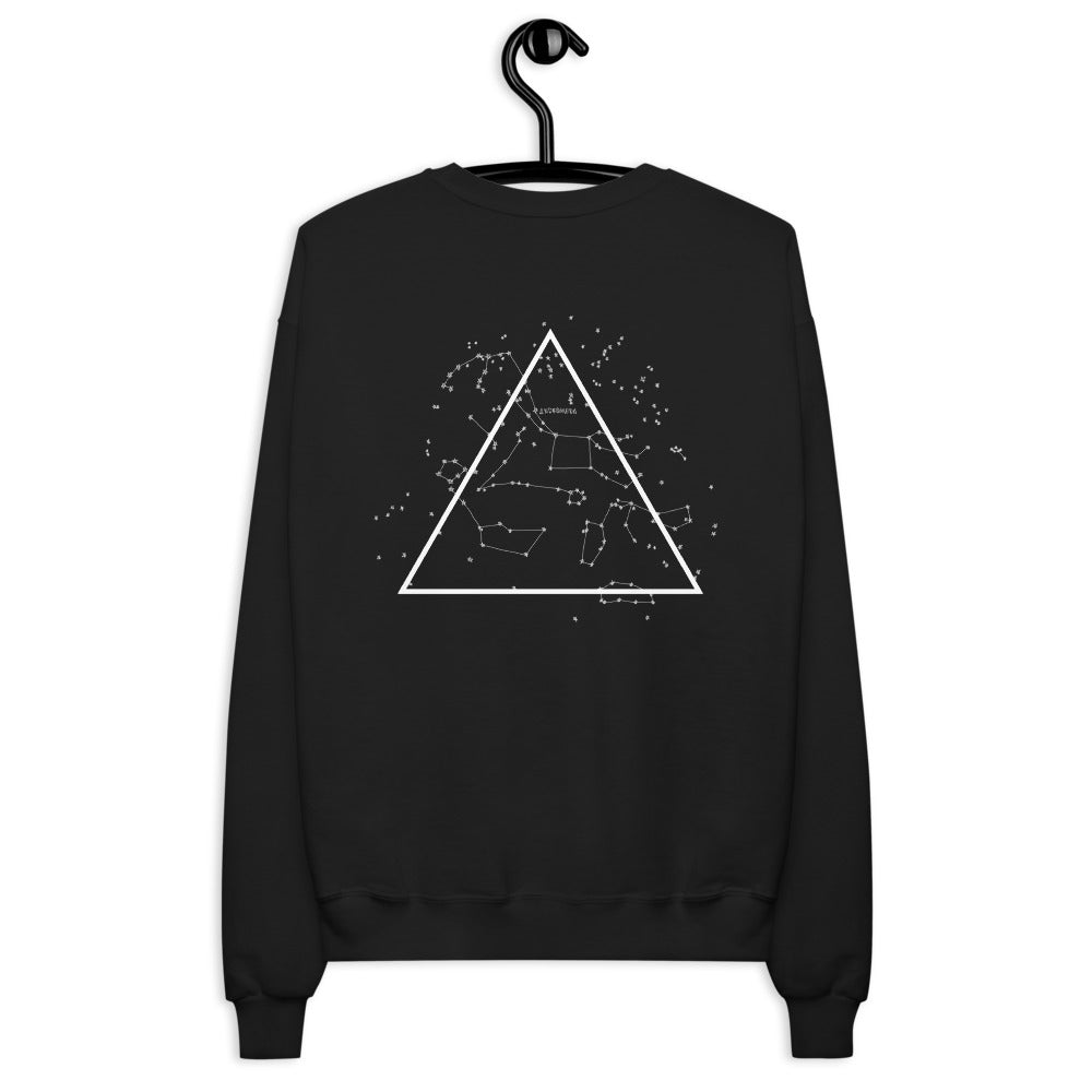 Constellation fleece sweatshirt