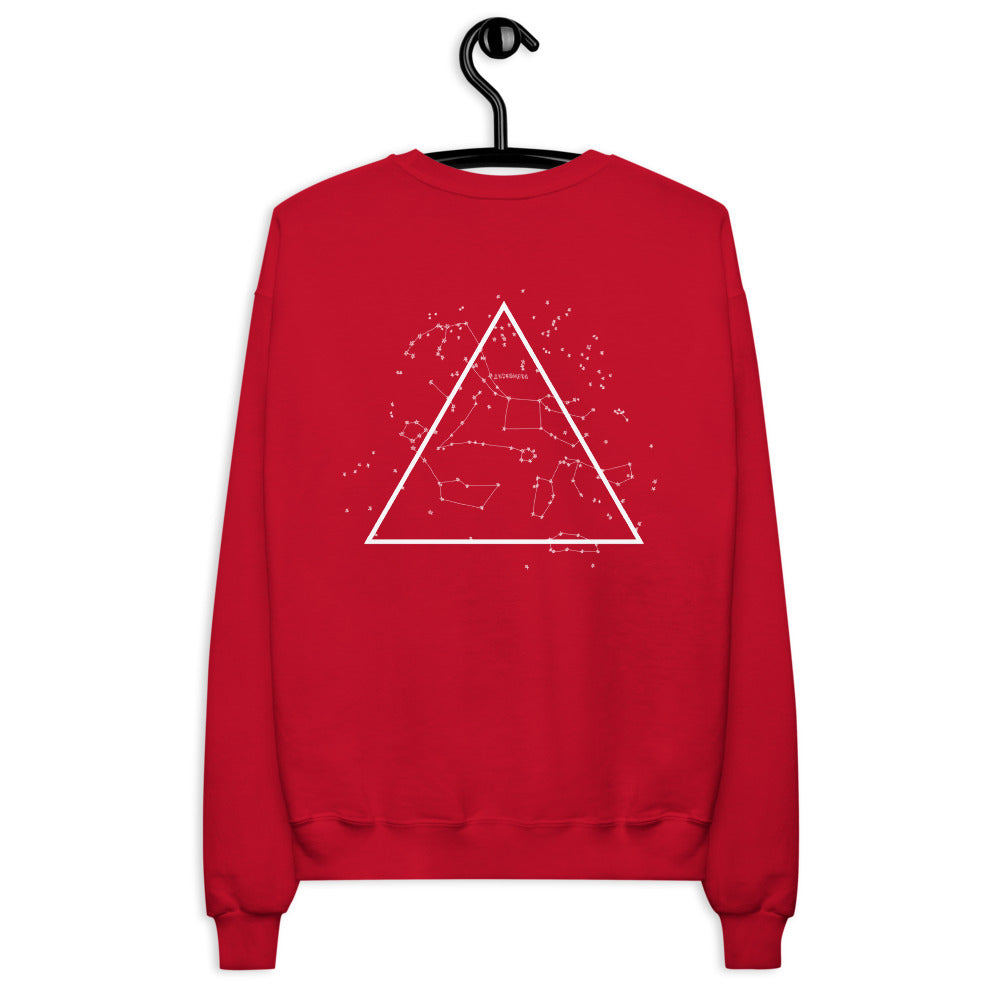 Constellation fleece sweatshirt