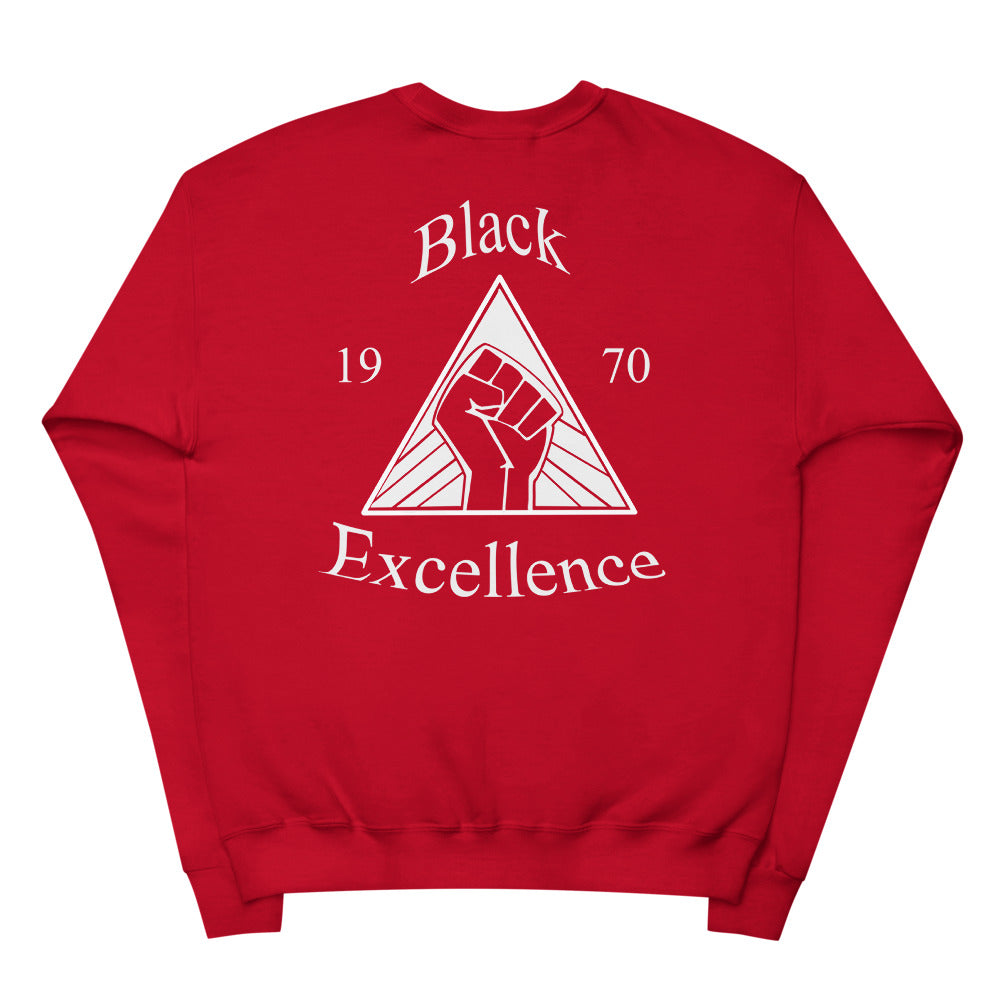 Black Excellence fleece sweatshirt