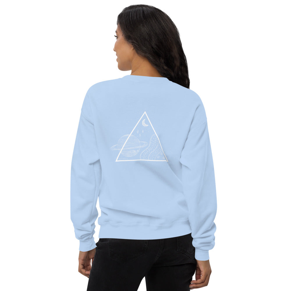 Galaxy fleece sweatshirt