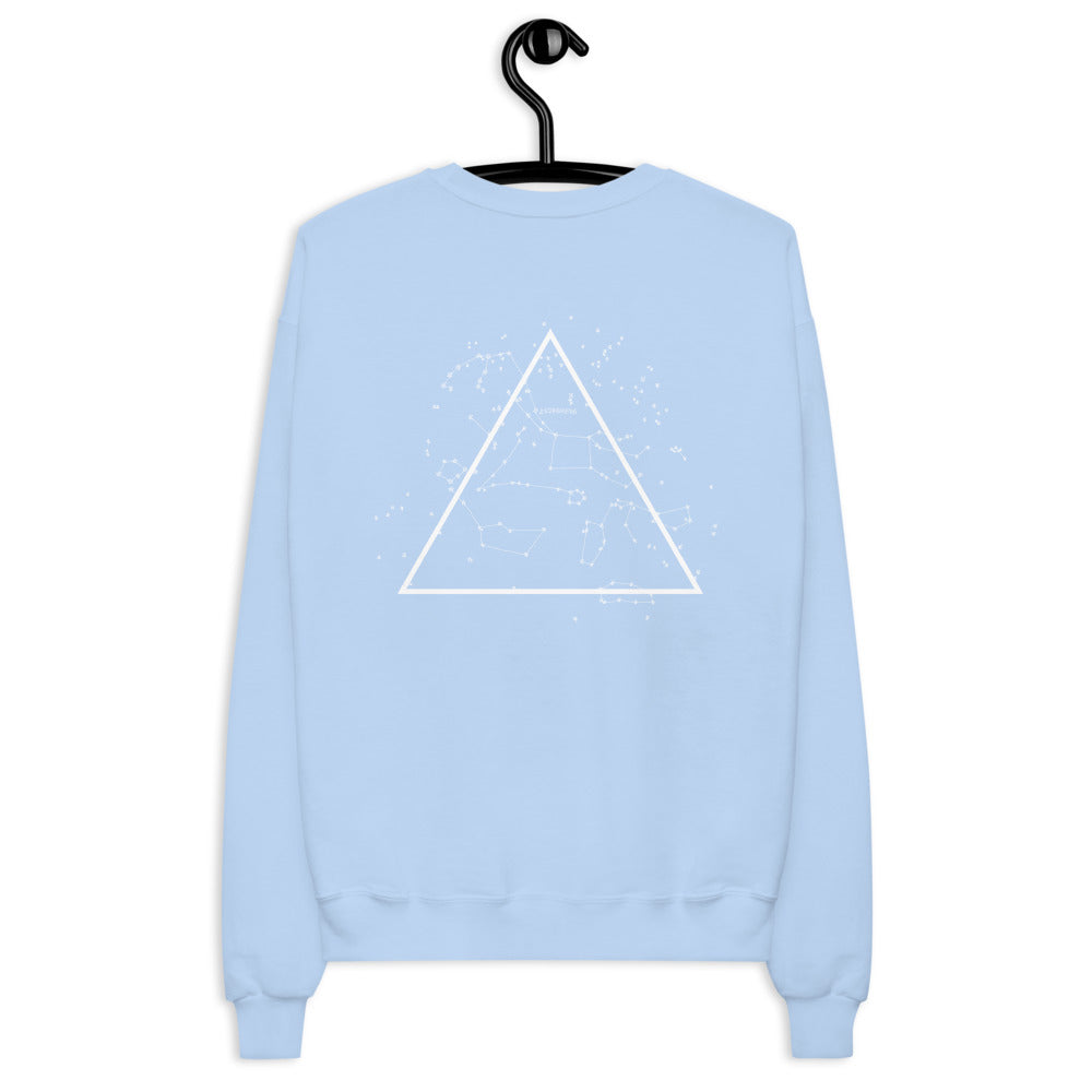 Constellation fleece sweatshirt