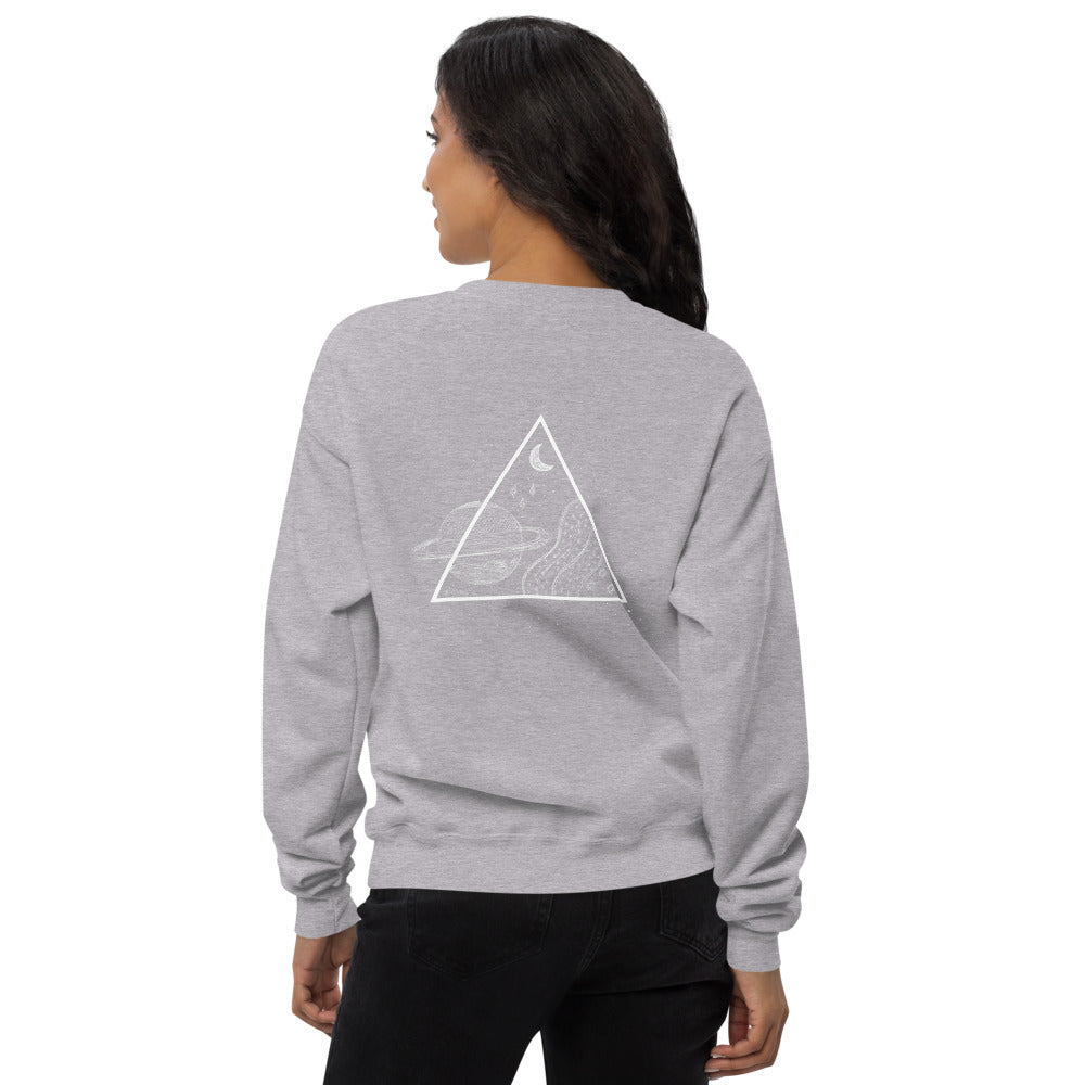 Galaxy fleece sweatshirt