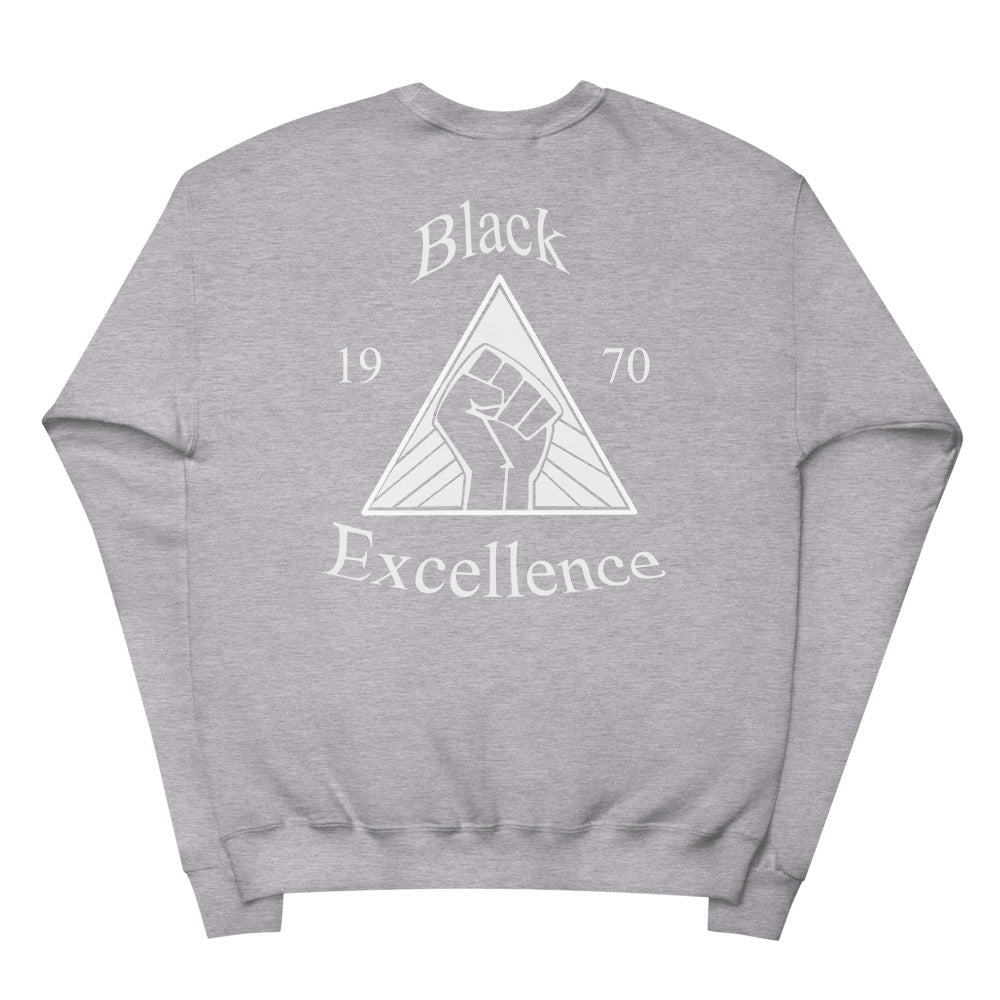 Black Excellence fleece sweatshirt